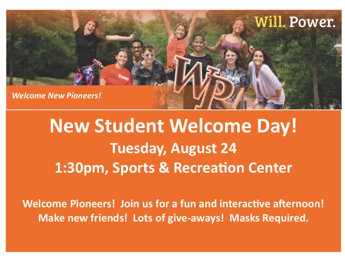 Welcome back to Campus! We have so many exciting events coming up. Join us tomorrow to kick off the semester!