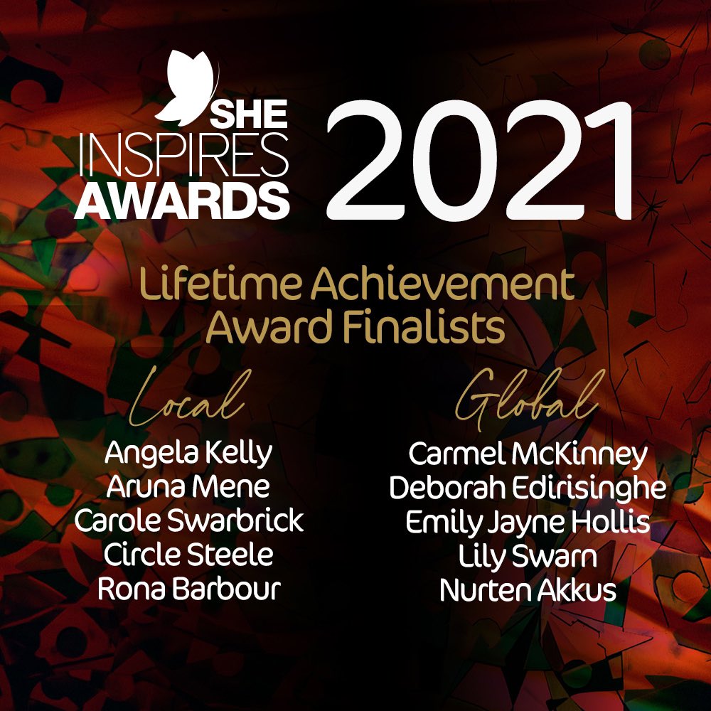 #LifetimeAwardFinalists 
5 finalists in our Bolton/ NW
5 finalists in National/Global category. 

Two winners, one in each category! 

All the best to very worthy finalists! #iwa2021 <a href="/AngelaKelly1/">Angela Kelly</a> <a href="/soroptimist/">Soroptimist</a> <a href="/Bolton_Rotary/">Rotary in Bolton</a> <a href="/waiyincws/">Wai Yin Society</a>