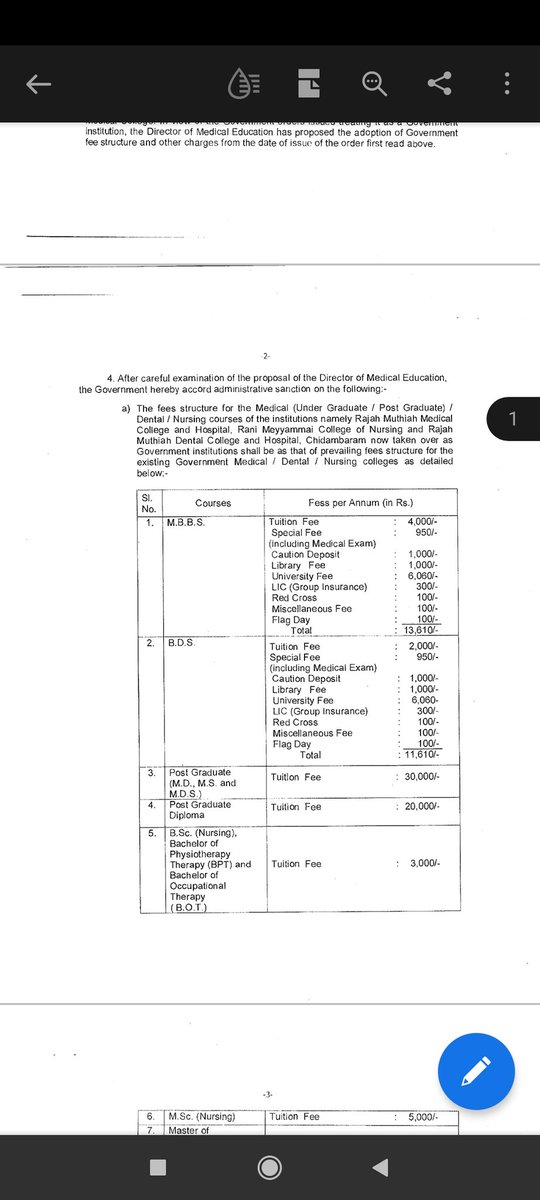 dentodontics's tweet photo. Fees of Rajah Muthiah Dental College Fees is been reduced from 8 lakh to 30k but still d Authorities of that college are charging same
Why this Injustice  #ReduceFeesRajahMuthiahCollege 
@DoHFWTN @RAKRI1 @Subramanian_ma
@mkstalin @CMOTamilnadu @news7tamil @INCTamilNadu @igtamil https://t.co/ROZSSvM89o