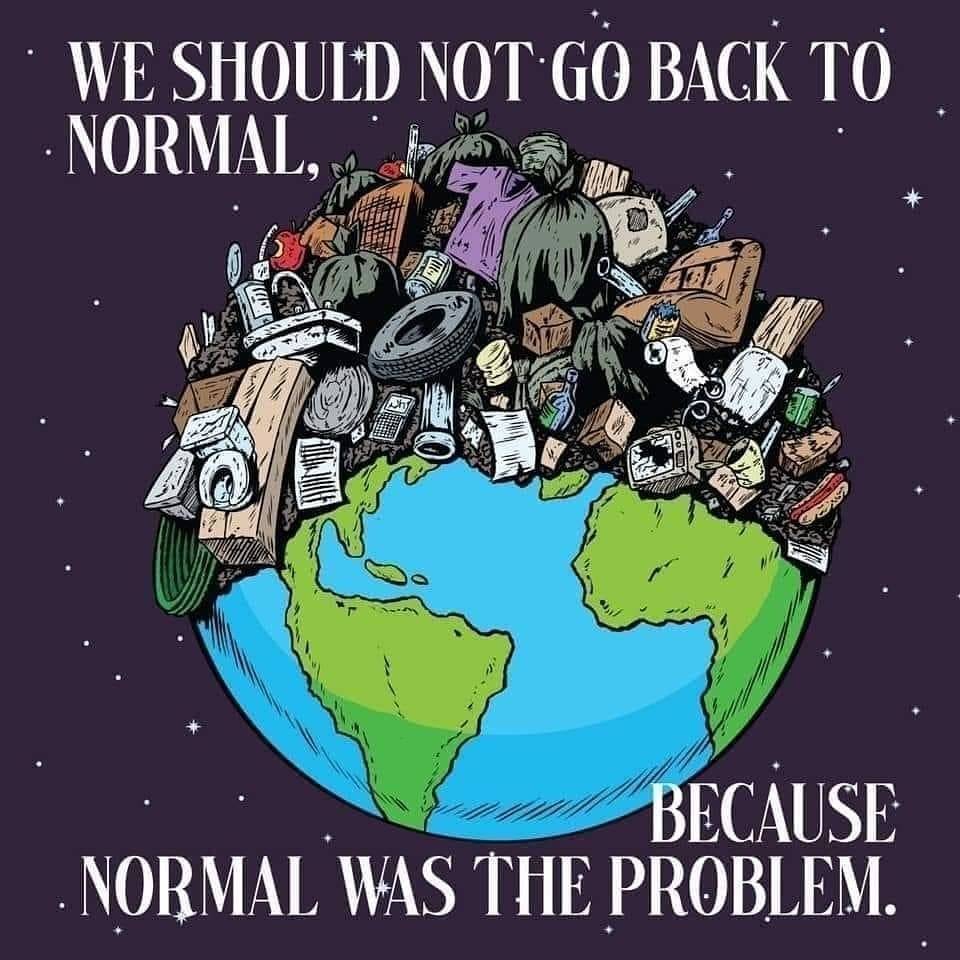 CleanAirMoms's tweet photo. Reposted from @greenpeaceusa Normal is not good enough. It's time to create the world we want to see.⁣
🎨: @EarthDayNetwork 

#timetoact #ActOnClimate #ClimateEmergency #ClimateCrisis #climateaction #AllOfGovt #climatechange #ClimateHeat #ActNow https://t.co/W088Uc7ejv