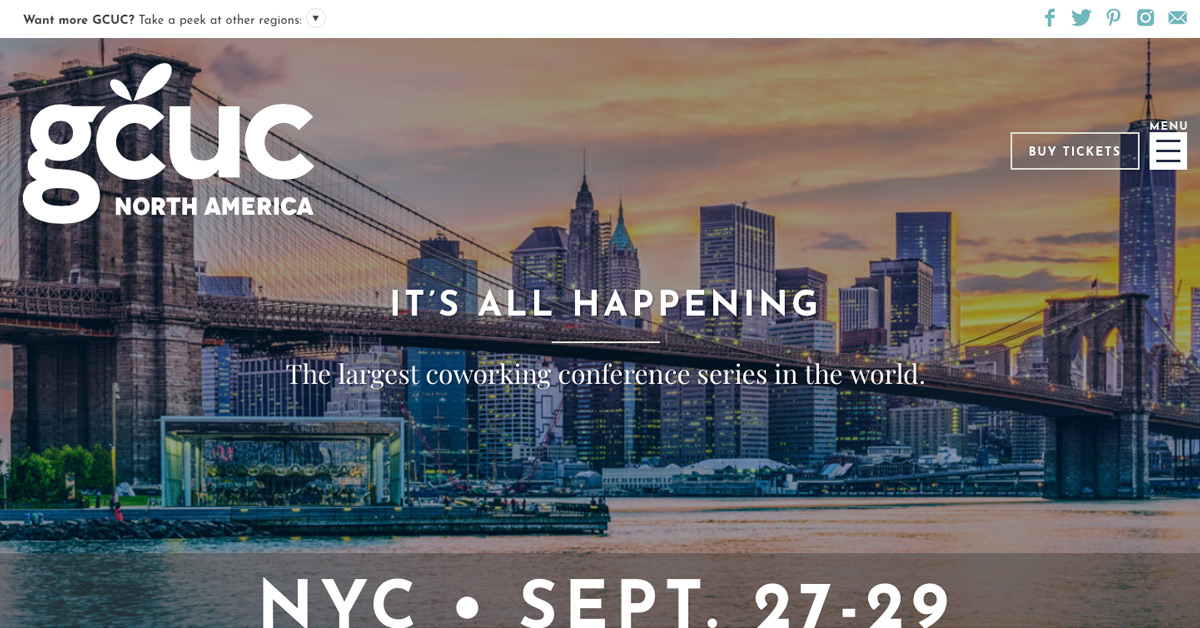 GCUCGLOBAL's tweet photo. You know who we love? @Allwork_space - they’re a long time supporter of #GCUC and they’re back again joining us in NYC. They know what’s up. #allwork #office #flexspace #GCUCpartner #conference https://t.co/3gkqi9ECrt https://t.co/63soMearEX