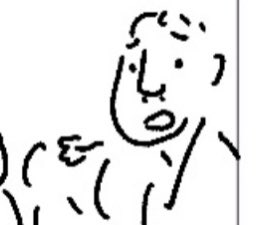今やってる案件のラフ絵コンテで描いたこのお顔、鼻の下の点々をどういう意味で描いたか覚えていない……
鼻毛………? 