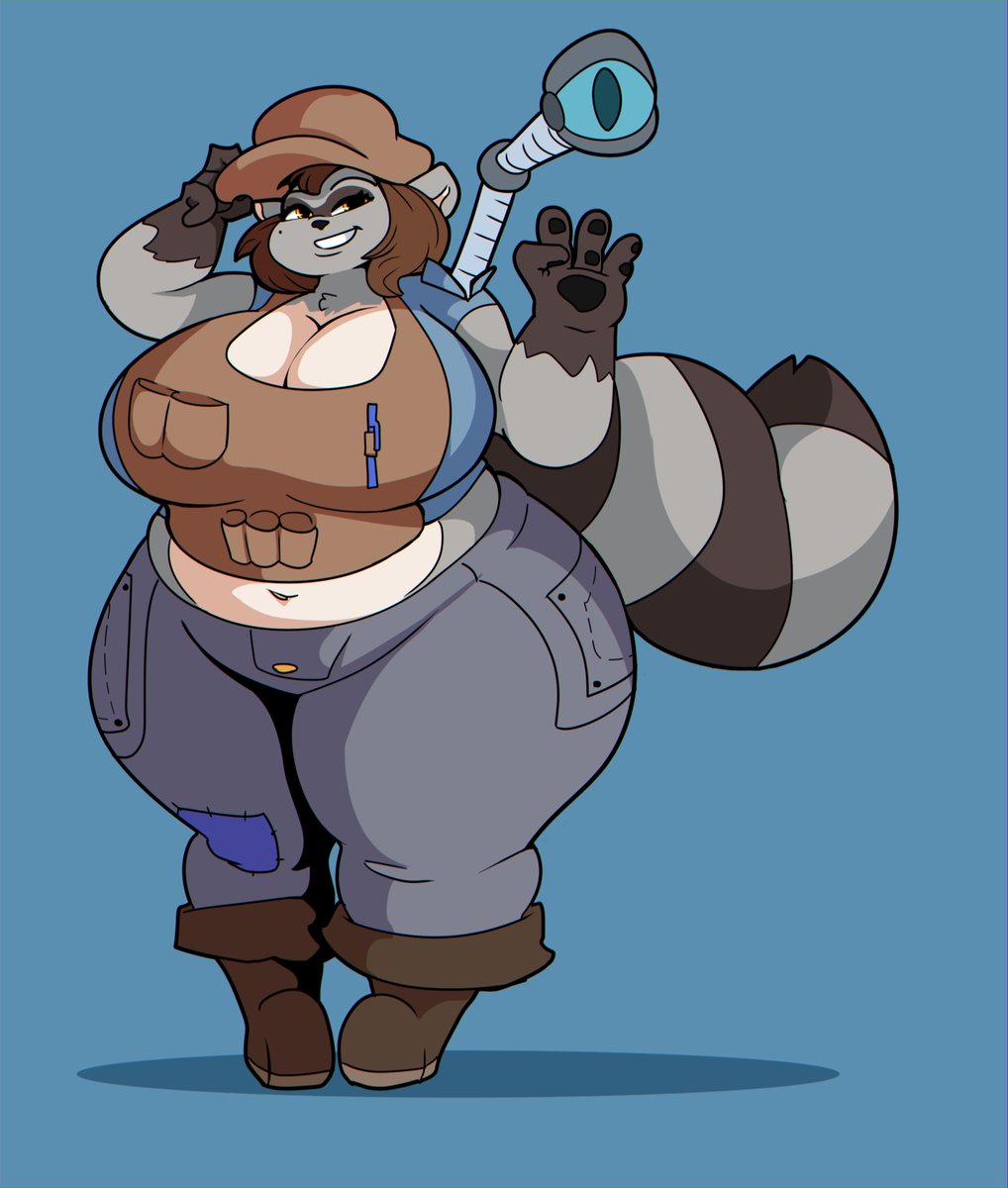 She's a raccoon mechanic and she's very very beeg.pic.twitter.com...