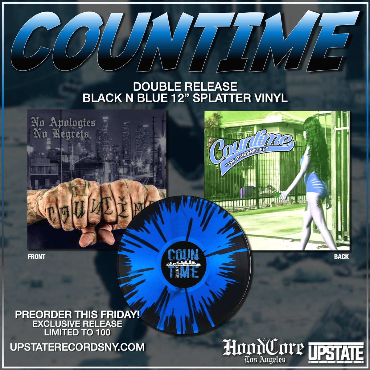 upstaterecsny's tweet photo. Get ready! Exclusive vinyl preorder this Friday!
#lfg #countime #lahc #hardcore #vinylrecords #vinylcollector https://t.co/IjK8E3Ej6V