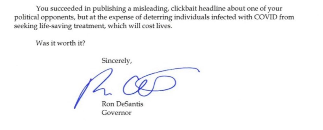 Hey @AP: “Was it worth it?” - @GovRonDeSantis