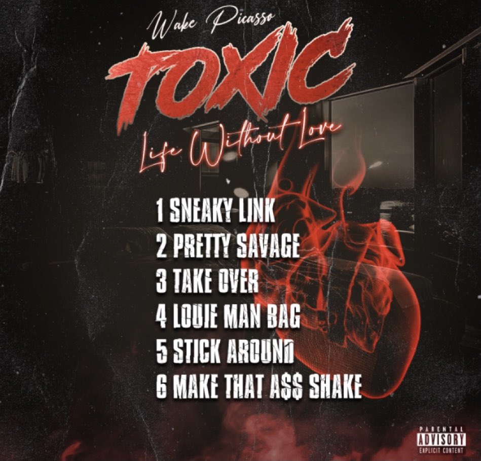 MY EP “TOXIC” WILL BE DROPPING SEPT 1st ON APPLE MUSIC, YOUTUBE, &amp; SPOTIFY 🥶🥶💣🔥🥀 🖤❤️‍🔥❤️‍🔥  HOPE YALL LOVE IT 💯 #NewMusic