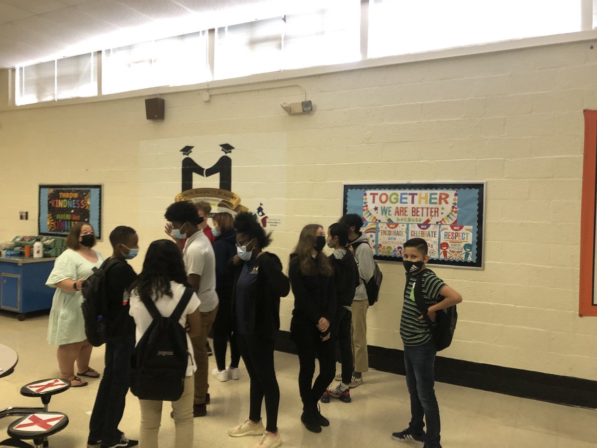 MosleyPLC's tweet photo. STAE Orientation for all CRA students! Decorating and preparing planners, icebreakers and know your why gets everyone in the back to school mindset. Building our community @A_Pearson16 @NewHanoverCoSch @NAFCareerAcads #NHCSback2school https://t.co/3wCFFB3vJV
