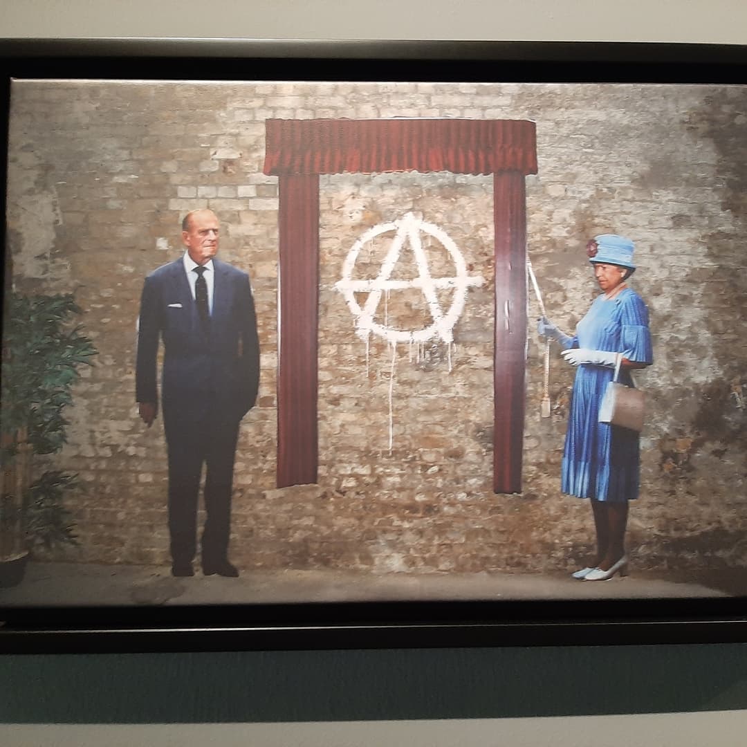 Maide_N_'s tweet photo. ALL ABOUT BANKSY 🔴
@chiostrodelbram 
#roma https://t.co/qYFXx8aAGW