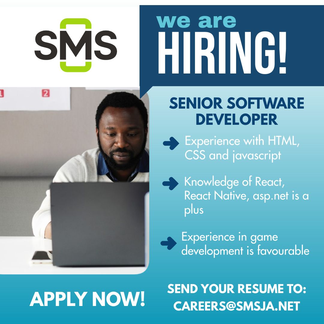 sms_storeja's tweet photo. We are hiring Software Developers!
Apply by visiting the link below:
https://t.co/s3DoBsNbs8
Apply today! #JoinSMS #TeamSMS #SoftwareDeveloper https://t.co/ashXcsmdfo