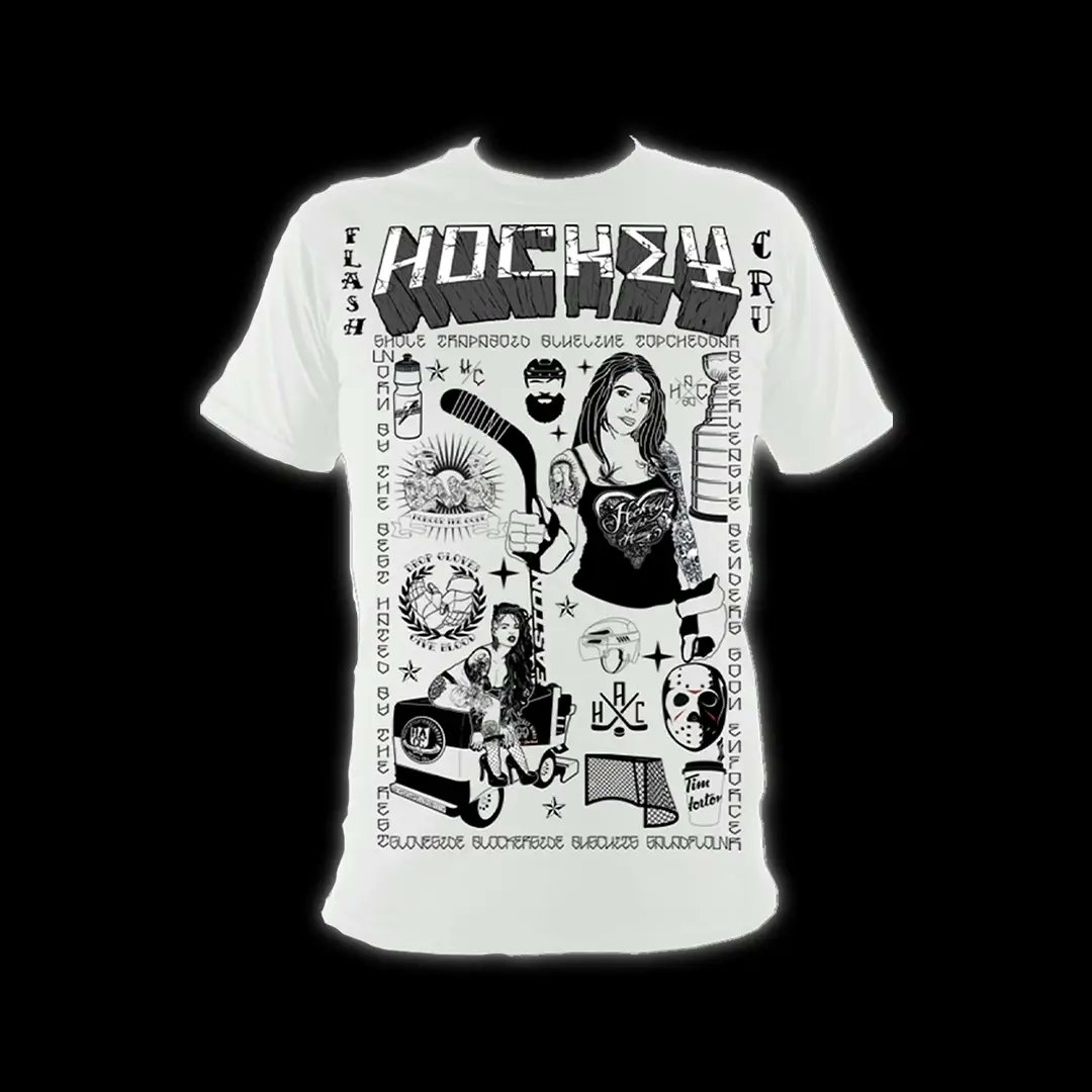 HOCKEYARTCO's tweet photo. We stop making awesome tee when you stop buying them
Fresh from our vaults everything you love about hockey in a flash tee
What have you spotted ๐
#hockeyartclothingcompany
#timhortonsuk #gatorade #stanleycup #hockeymask #zamboni
#glovedrop https://t.co/DBV6je4e1z