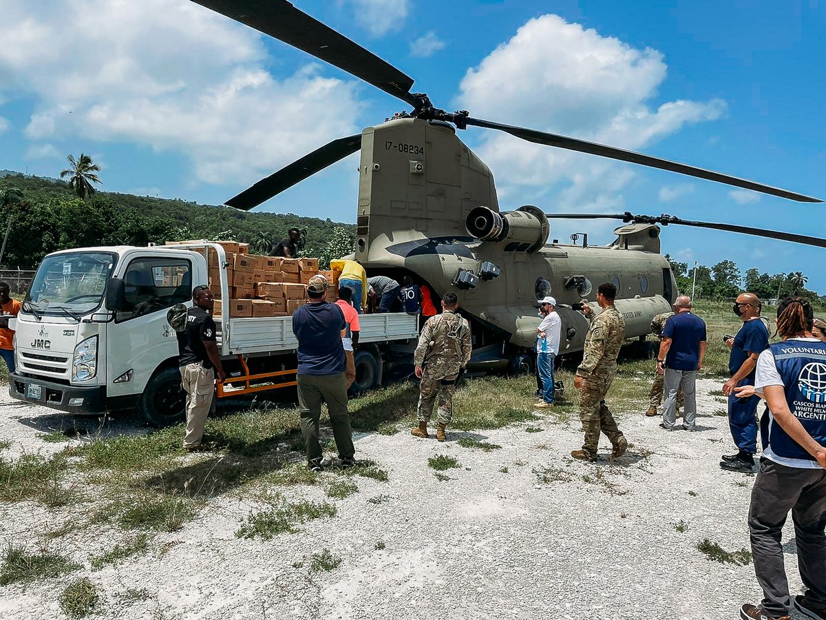 mohcaribbean's tweet photo. “L’union fait la force” means “Unity makes strength”. This is the national motto of Haiti and can be found on the Haitian flag. 🇭🇹 In times like these, the unified approach to disaster response is crucial. https://t.co/9mjkLLO6ui