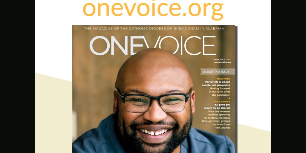 The One Voice’s mission lives on!  Explore this month's articles at the new onevoicebhm.org!

#onevoice #dioceseofbirmingham #catholic #catholiclife #catholics #catholicfaith #newevangelization