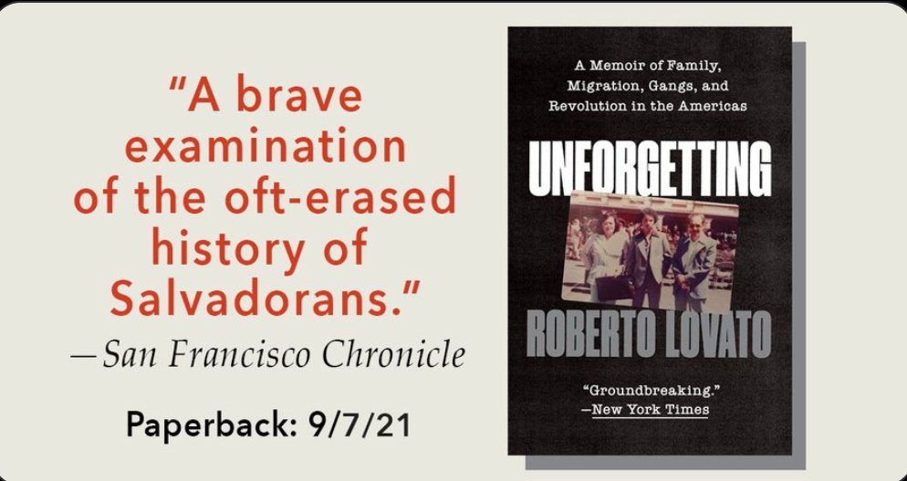 Students @ @ucla @yale @columbia @Stanford & universties across the country r reading UNFORGETTING by @robvato
 for courses in  #Latinostudies #MFA #centralamericanstudies #English #migrationstudies #LatinAmericanstudies Download the TEACHING GUIDE HERE: fal.cn/3hELE