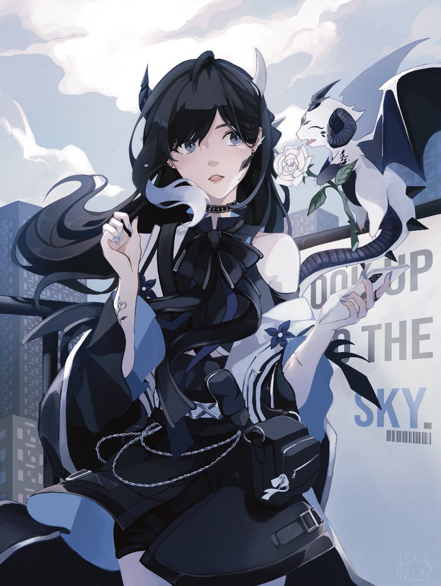 Hello #VisibleWomen 💙🤍 I’m Saii and I draw while currently working part time~ https://t.co/9haOofl2gq
