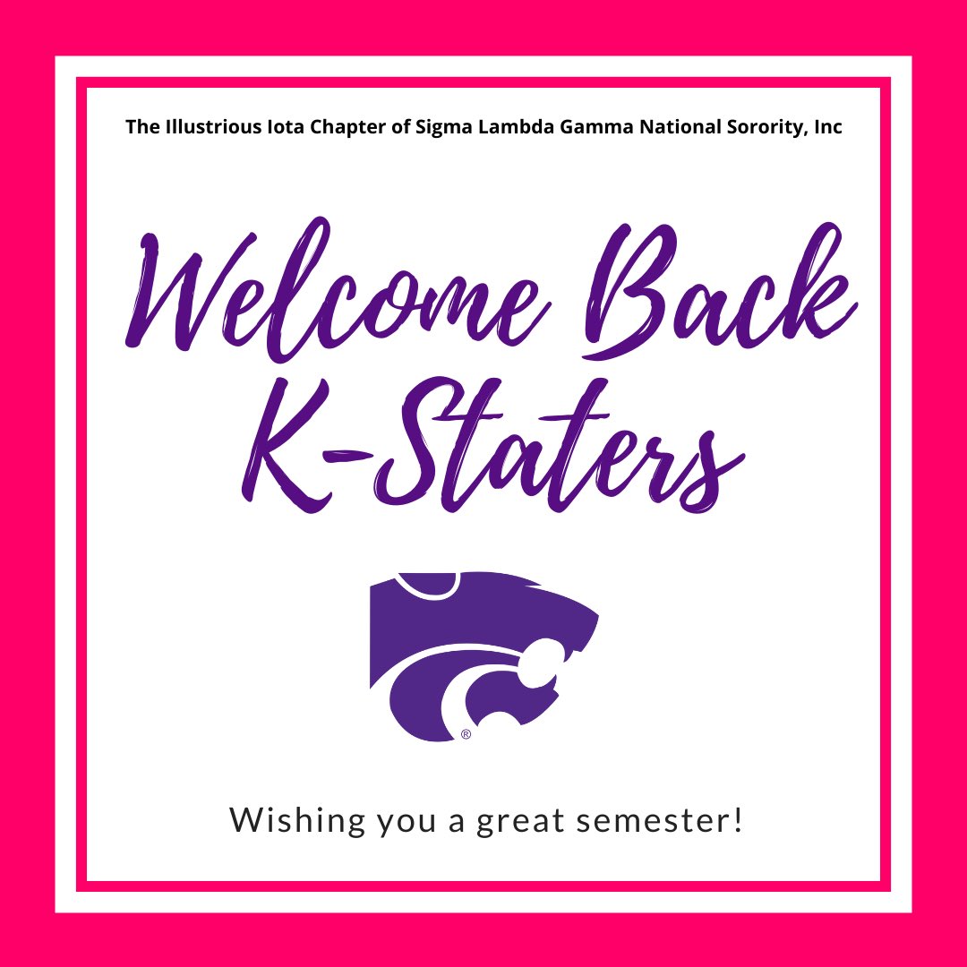 SLGIotaChapter's tweet image. Happy to be back in-person on campus! We have a lot planned for this semester and can’t wait to see everyone. Wishing everyone a great semester, and remember wear your masks 👍🏼 

#kstate #kansasstateuniversity #kstatebound #multiculturalism #kstategreeks #ksugreeks