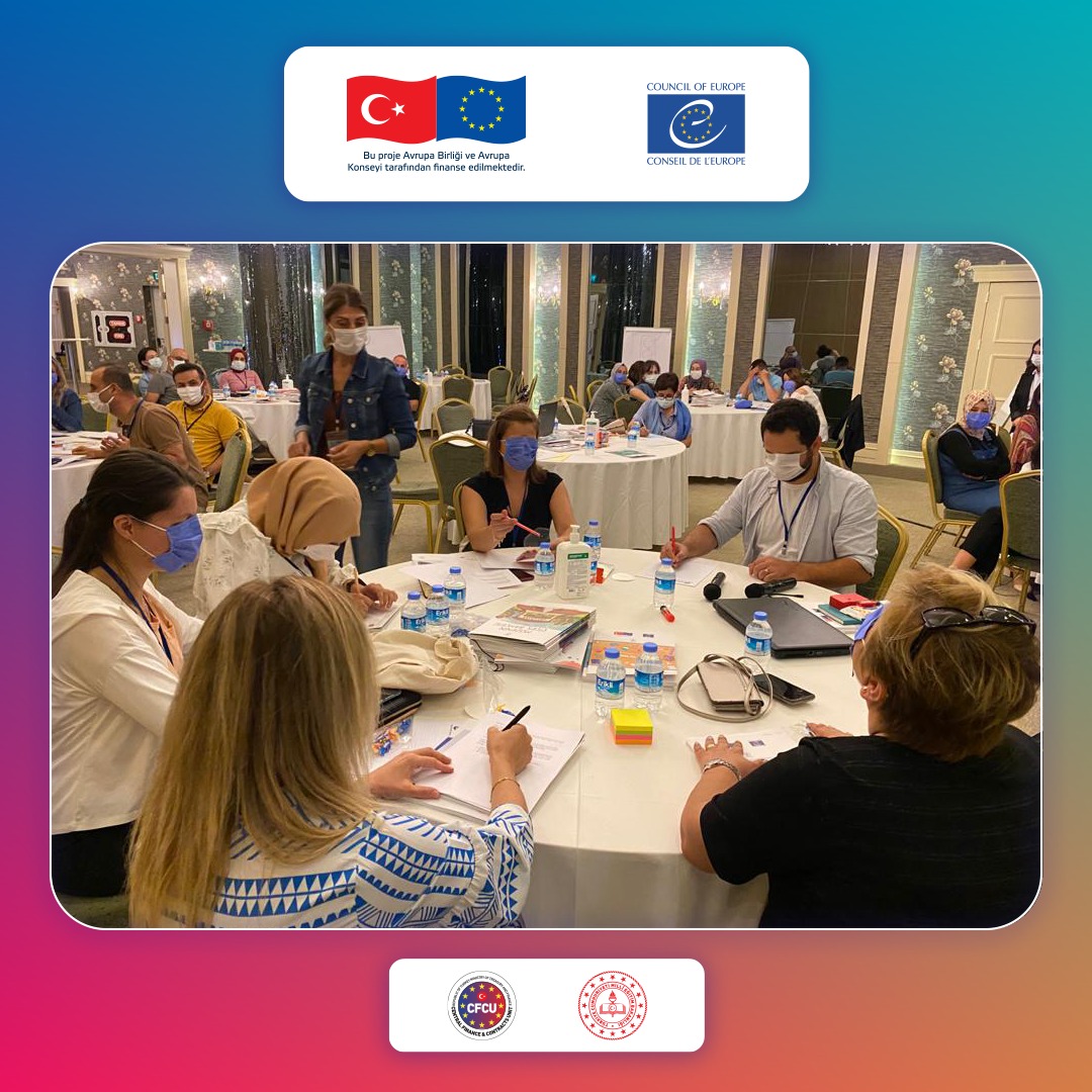 ProjeDemokrasi's tweet photo. İkinci modülün ilk günü geride kaldı. Öğretmenlerimiz yetişkin eğitiminde kolaylaştırıcının rollerini tartıştılar.

@tcmeb 
@coe 
@cfcuturkey 
@EUDelegationTur 
@ABBaskanligi
 
#gelecekbizim
#ortakgeleceğimiz
#bütüncülokul
#demokrasi
#eğitim https://t.co/lgEkxp1oAS