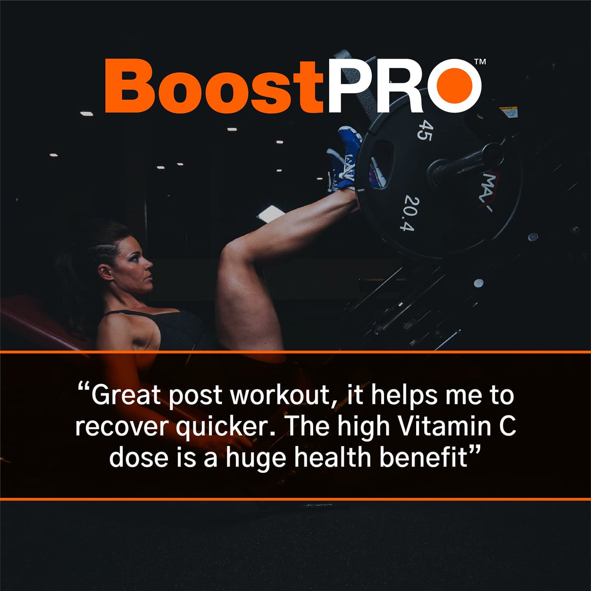 ProfoundPerform's tweet photo. Give your recovery a boost 🍊💪

BoostPRO is our great energy boosting post-workout drink that aids recovery and fuels your body with the highest quality vitamin C. 

Discover more: https://t.co/xiUktCcLZ3

#postworkout #BoostPRO #profoundperformance  #vitaminc #healthylifestyle https://t.co/Odt19JLL7w