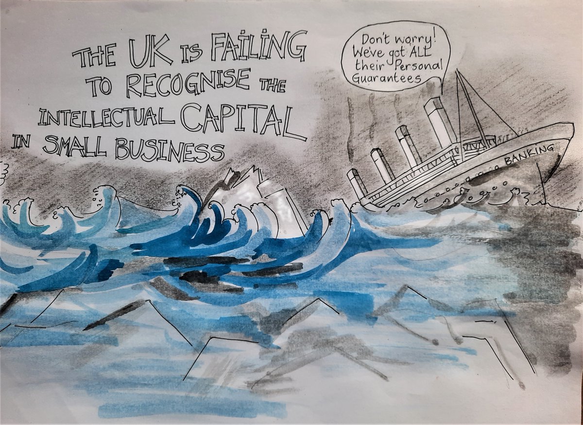 Putting their hands on the personal guarantee (frequently the business owner`s family home!) in an SME insolvency is easy money for the banks. Rather they should 'look under the water' to recognise the rest of the intellectual capital 'iceberg'. @4reform #PGcrimes @janea216