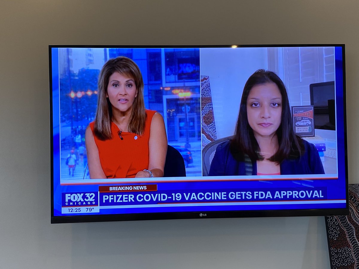 Finally getting my run in and caught a clip of my @fox32news segment from this am with @SylviaFOX32. Bottom line. #GetYourShot @IMPACT4HC fox32chicago.com/video/969744