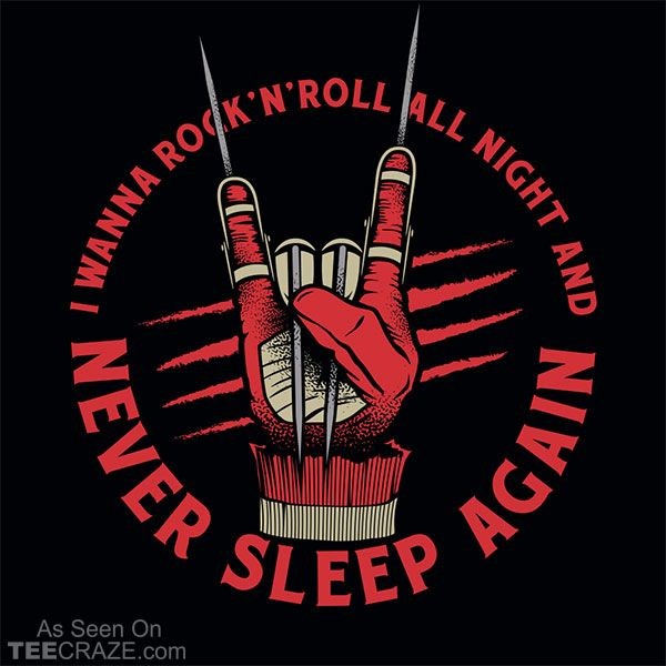 #FreddyKrueger #NeverSleepAgain #RockAndRoll 🤘🏻💀🤘🏻