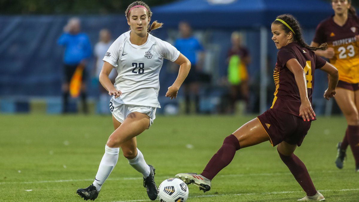 Congrats to freshman Maggie Starker, who was named to the <a href="/BIGEAST/">BIG EAST Conference</a> Honor Roll after finishing with game-winning goal and an assist in collegiate debut in win over CMU. 

RELEASE ⬇️

bit.ly/3yaI4Xu
