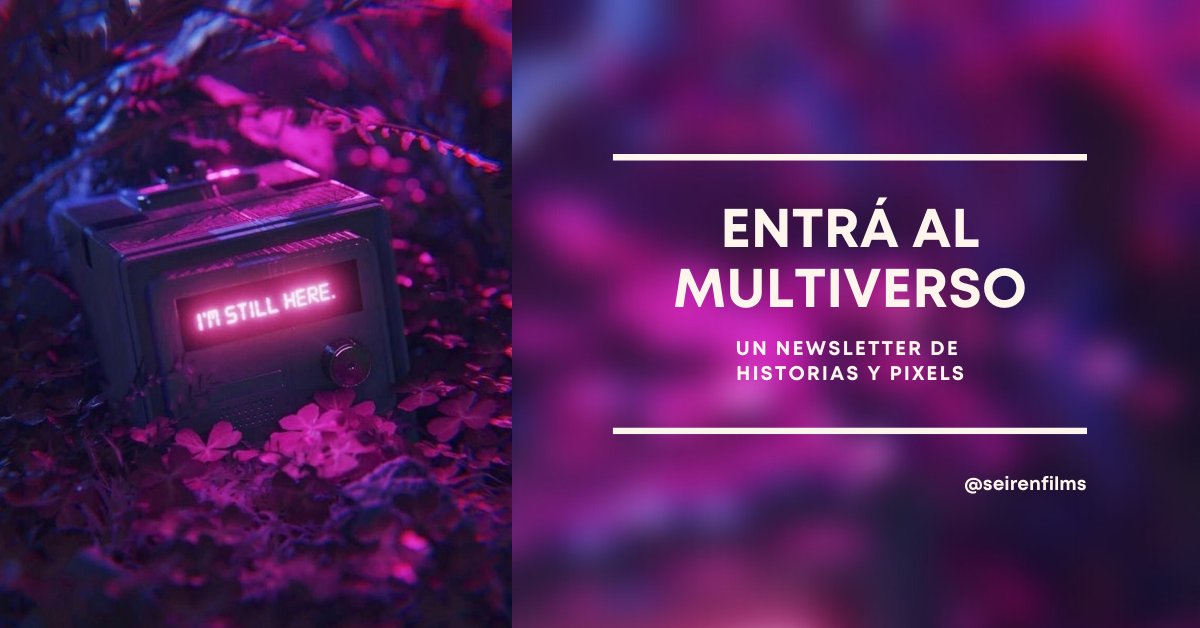 SeirenFilms's tweet photo. Esta semana re abren los #Multiversos. El lugar donde todo pasa, todo el tiempo. Podés subir por acá: https://t.co/NmC9zAj8vQ https://t.co/XcNVT0Zqem