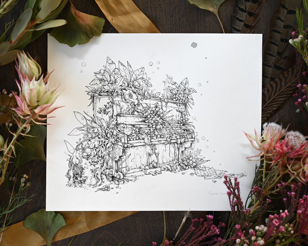 Some original drawings from pieces for Dabin 