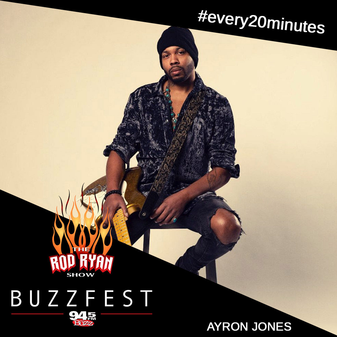 Rod Ryan Show (@rodryanshow) on Twitter photo Time to give away the second pair of #Buzzfest tickets presented by #budlight and <a href="/945thebuzz/">94.5 The Buzz</a>. All you have to do is retweet this post for your chance to win. The winner will be selected at 6:40 am today. #every20minutes #therodryanshow <a href="/AyronJonesMusic/">Ayron Jones</a> Time to give away the second pair of #Buzzfest tickets presented by #budlight and <a href="/945thebuzz/">94.5 The Buzz</a>. All you have to do is retweet this post for your chance to win. The winner will be selected at 6:40 am today. #every20minutes #therodryanshow <a href="/AyronJonesMusic/">Ayron Jones</a>