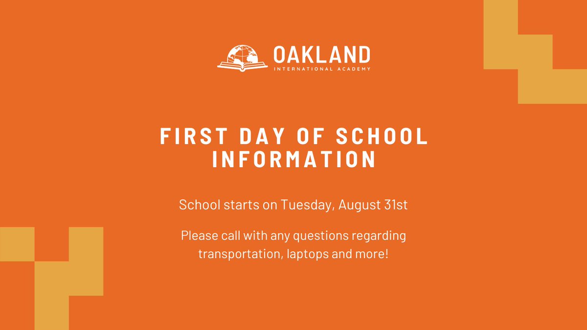 Oakland International Academy (AcademyOakland) Twitter