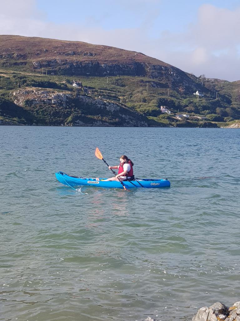 Paulahynes4's tweet photo. Lovely weekend with the youngest lady in the house 🥰 bit of kayaking and quality time before school starts next week 😫 #youngestdaughter #family #ministaycation #memories #familyfarming#wildatlanticway https://t.co/ehAnyvrsQp