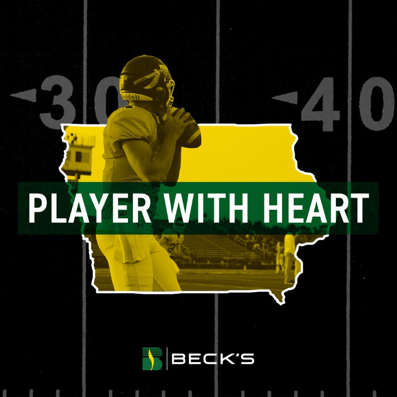 brownfield's tweet photo. @BecksHybrids congratulates Max Riley for being recognized as a Player with Heart – demonstrating commitment and passion on the field and beyond. Listen to Max’s full interview to learn more.