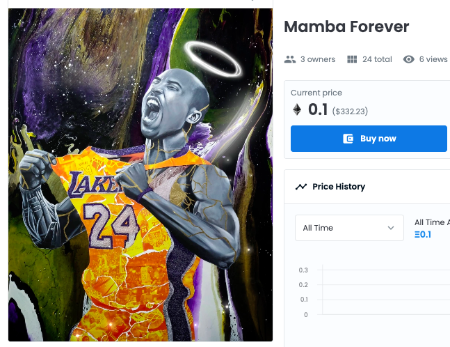 Where are my #MambaForever fans! Check out this incredible collab between <a href="/JOlsever/">Jared Olsever</a> and @faithfetish1 commemorating the late Kobe Bryant’s legacy on his birthday. This piece truly captures his dynamic and vibrant spirit. Congrats on this #NFT drop!
fineartamerica.com/featured/kobe-…