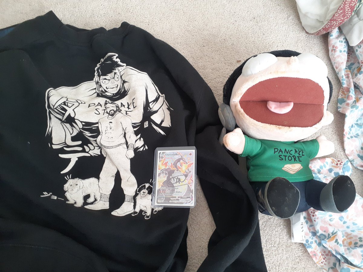 And SOMEHOW, every piece of @DaithiDeNogla merch I had survived this disast...