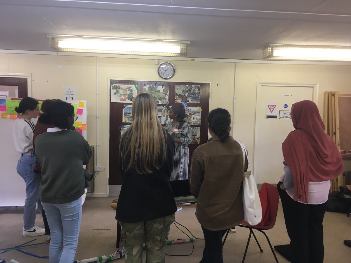 Rose_Gibbs_'s tweet photo. Mountford Growing Community’s Architectural summer school has begun with the brilliant Sahra Hersi, Rachel Howsen and a wonderful cohort of young people! https://t.co/Y18iDQzbeE