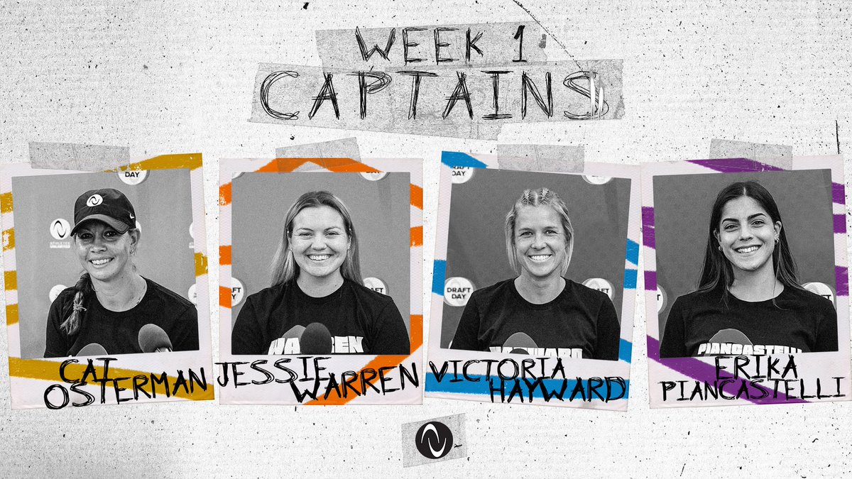 Only fitting that our Week 1 Captains for Softball Season 2 are our Season 1 Medalists 🤩 Tune in tomorrow at 6 PM ET on Facebook and YouTube to see who @catosterman, @jessicawarren30, @VictoriaHayward, and @Uurka_20 will select for the first teams of the season! 🥎 #BeUnlimited