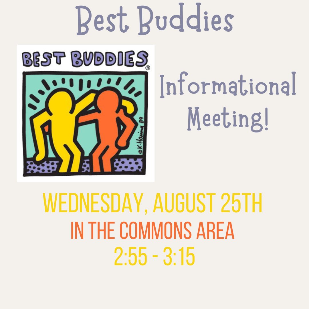 This Wednesday is our informational meeting! Invite your friends and spread the word! #lhsbestbudds #leydenpride <a href="/mtk5683/">Tim Murphy</a> <a href="/J11Kelly/">Jessica Kelly</a> <a href="/M_Lorenz1/">Marianna Lorenz (DeFilippis)</a>