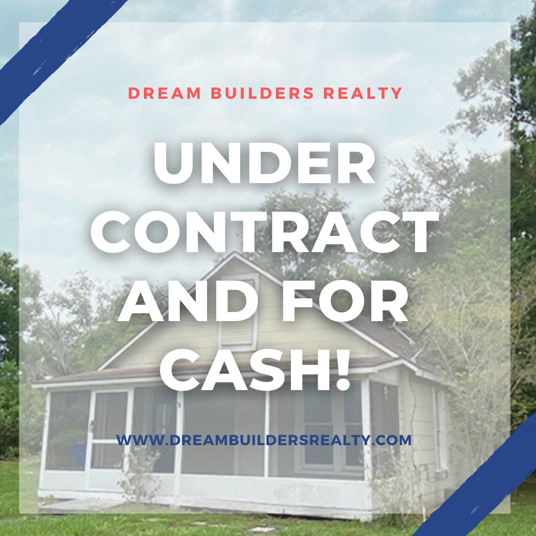 DBRealtors's tweet photo. Another Dream Builders Realty listing under contract... and for cash! #DreamBuildersRealty #undercontract #cashoffer #realestate #stcloudrealestate https://t.co/O8cdsRxI0e