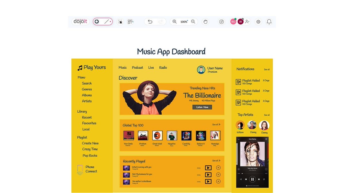 seokonikaislam's tweet image. #MusicWebApp #Dashboardinspiration. Made with #Dojoit

Have a look at this awesome work.
What do you think of it? Share your opinion below in the comments.
Share the post with other #uidesigners, #uxdesigners for #motivation.