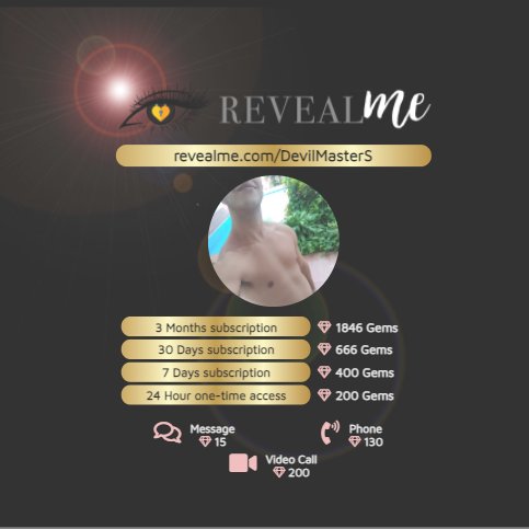 Devil_MasterS's tweet photo. Check out my new prices, I'm sure you'll love 'em but you will love even more my content and chat 😈
@RevealMeVIP @RevealMeModels @RevealmeDiamond https://t.co/EoLZu8Vfvv