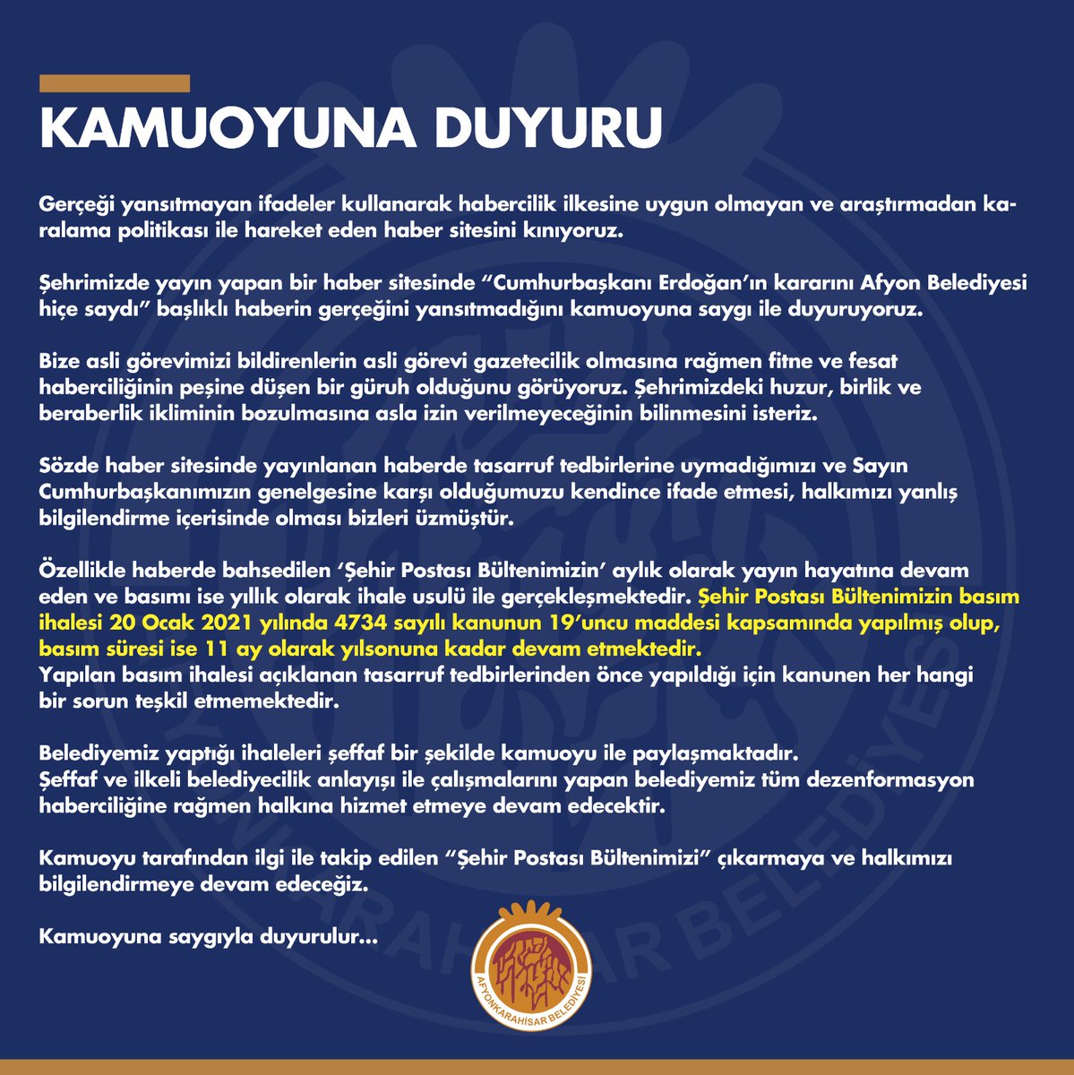 📢 Kamuoyuna Duyurulur 👇