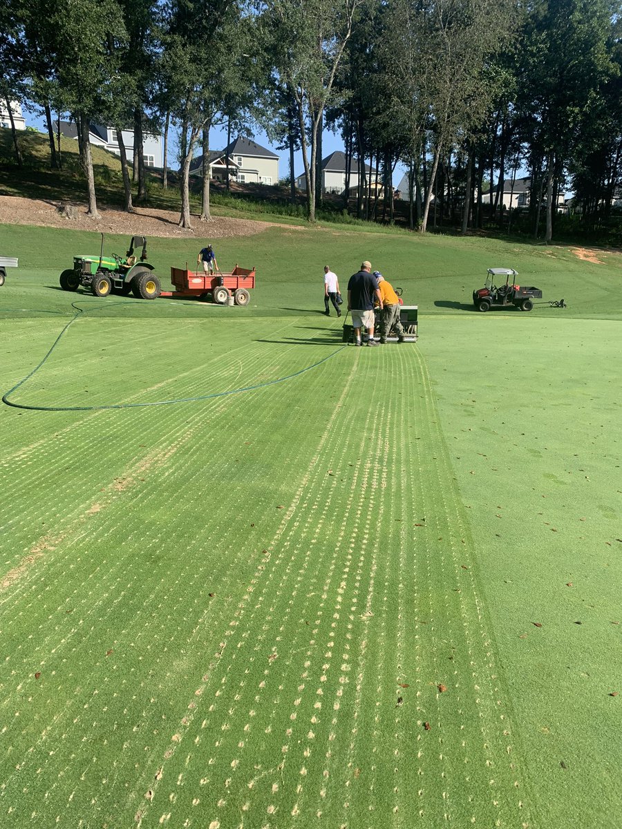 TurfPalmetto's tweet image. The boys are crushing Reunion CC in GA. Big thanks to this hard working crew.
