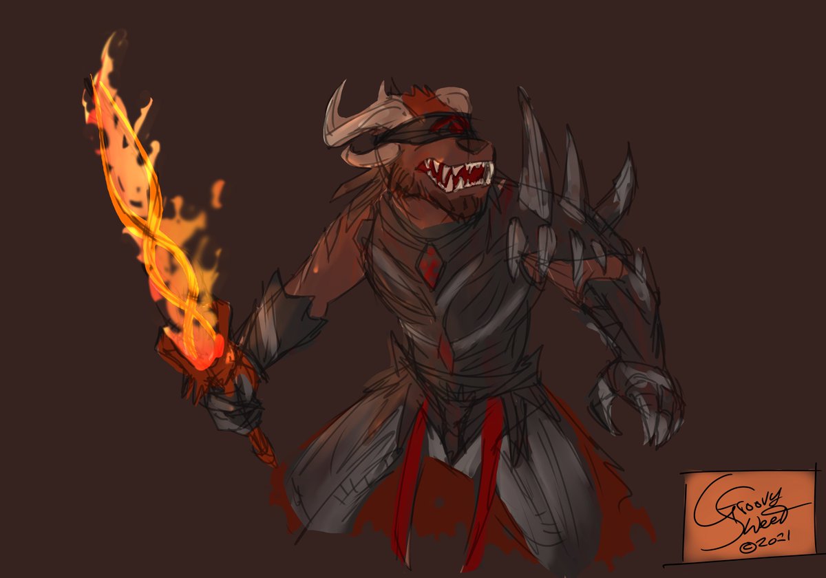 GroovySweet's tweet photo. 30 minute sketch of #Rytlock from GW2 https://t.co/mH1EQyESih