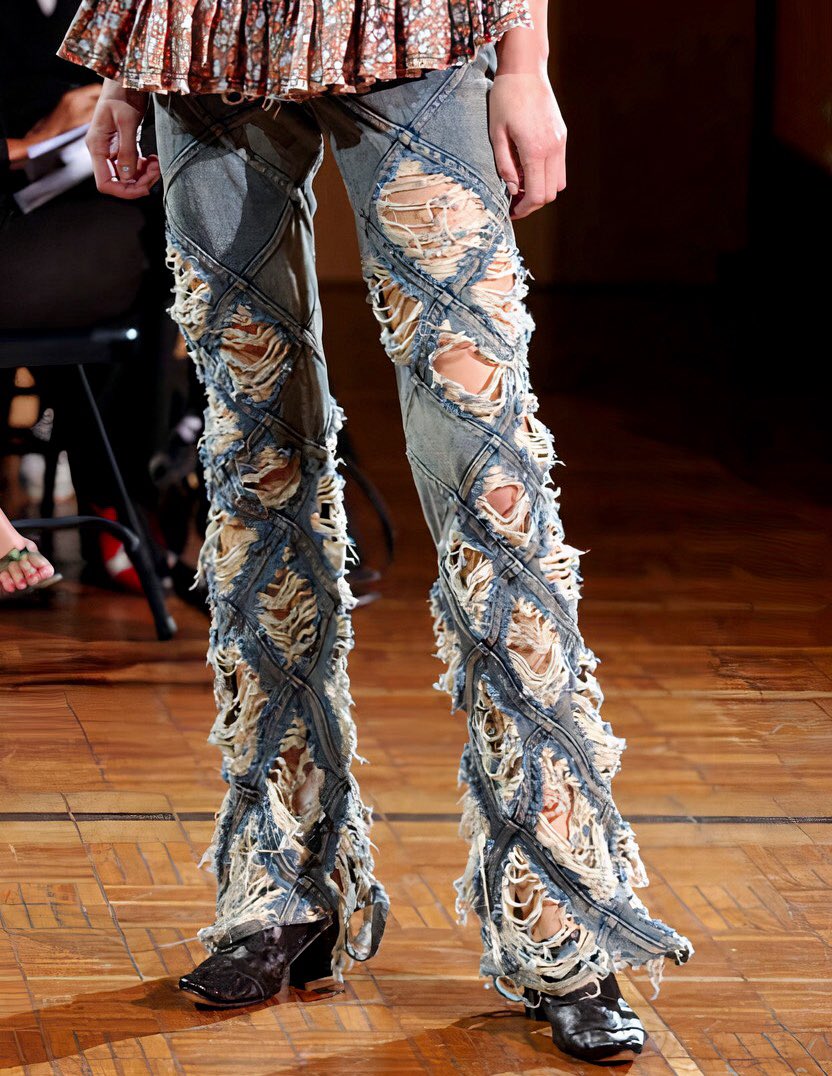 Junya Watanabe Spring 2002 Distressed 