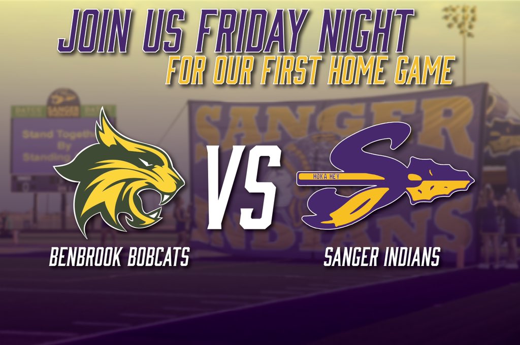 Who’s ready for some Friday night football!!!! <a href="/ROCKYSMART75/">Rocky Smart</a> @sanger_isd <a href="/SangerHS/">Sanger High School</a> <a href="/CoachRivs/">Coach Rivers</a> <a href="/jace_daniel/">Jace Hudson</a> <a href="/CoachxSalinas/">Jaxon Salinas</a> <a href="/coachwebb4/">Coach Webb</a> <a href="/CoachLanceBryan/">Lance Bryan</a> <a href="/THECoachHarvey/">Coach Harvey</a> <a href="/travis_maner/">Coach Maner</a> @DeionSpence