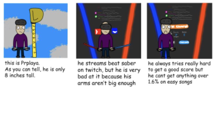 Thank you @harrysimpkins_  for this amazing comic #art #short #streamer #beatsaber #comic