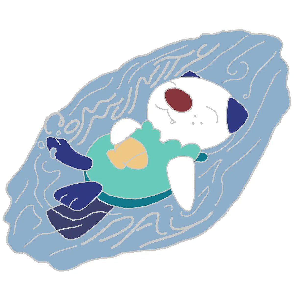 go_pins's tweet photo. How do you like this first design for #Oshawott?

I'm currently on holiday, so this little 'mon is appropriately relaxed!

#PokemonGO #CommunityDay #PokemonGOCommunityDay #Water #Lazy #SummerHoliday https://t.co/s93xnmhmkB