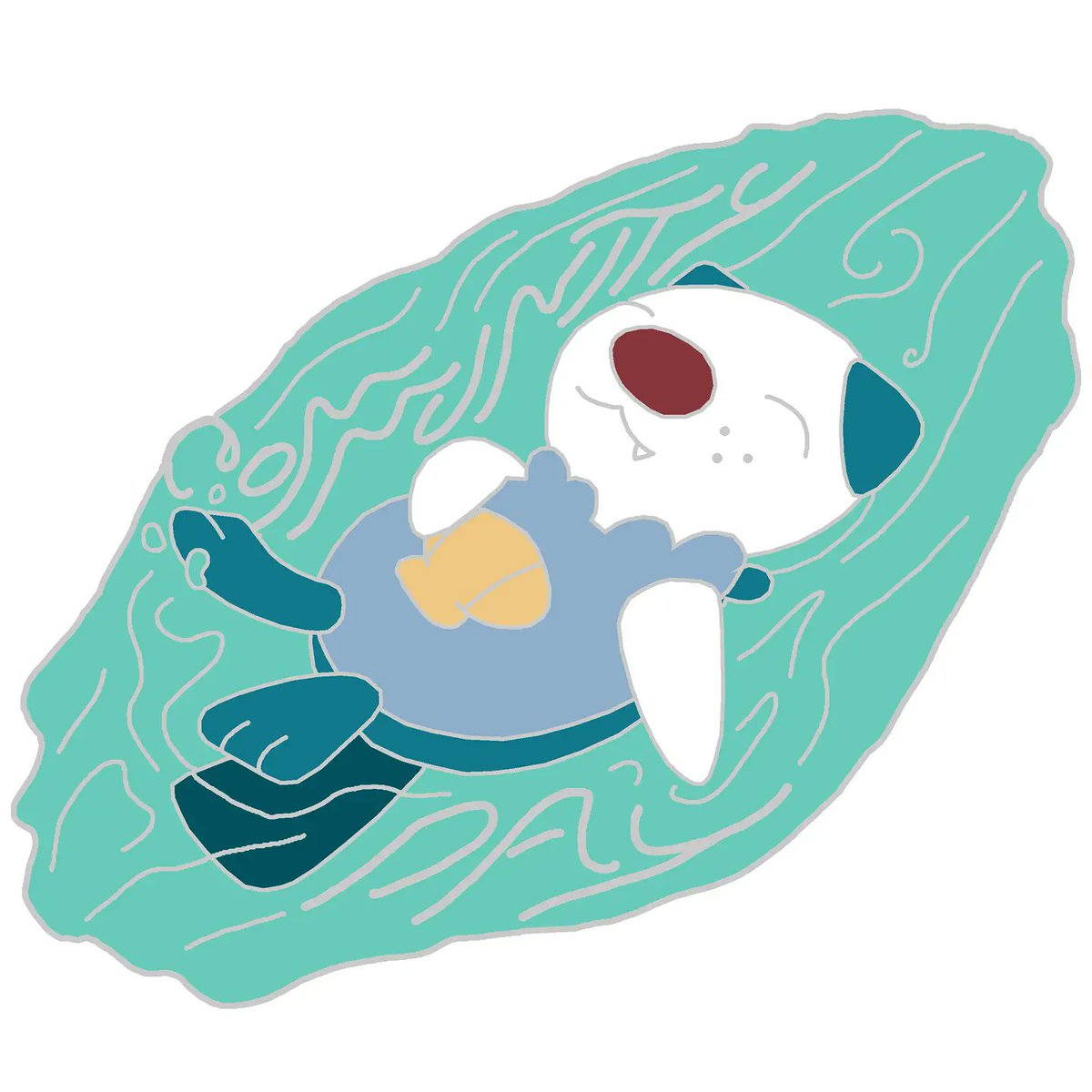 go_pins's tweet photo. How do you like this first design for #Oshawott?

I'm currently on holiday, so this little 'mon is appropriately relaxed!

#PokemonGO #CommunityDay #PokemonGOCommunityDay #Water #Lazy #SummerHoliday https://t.co/s93xnmhmkB