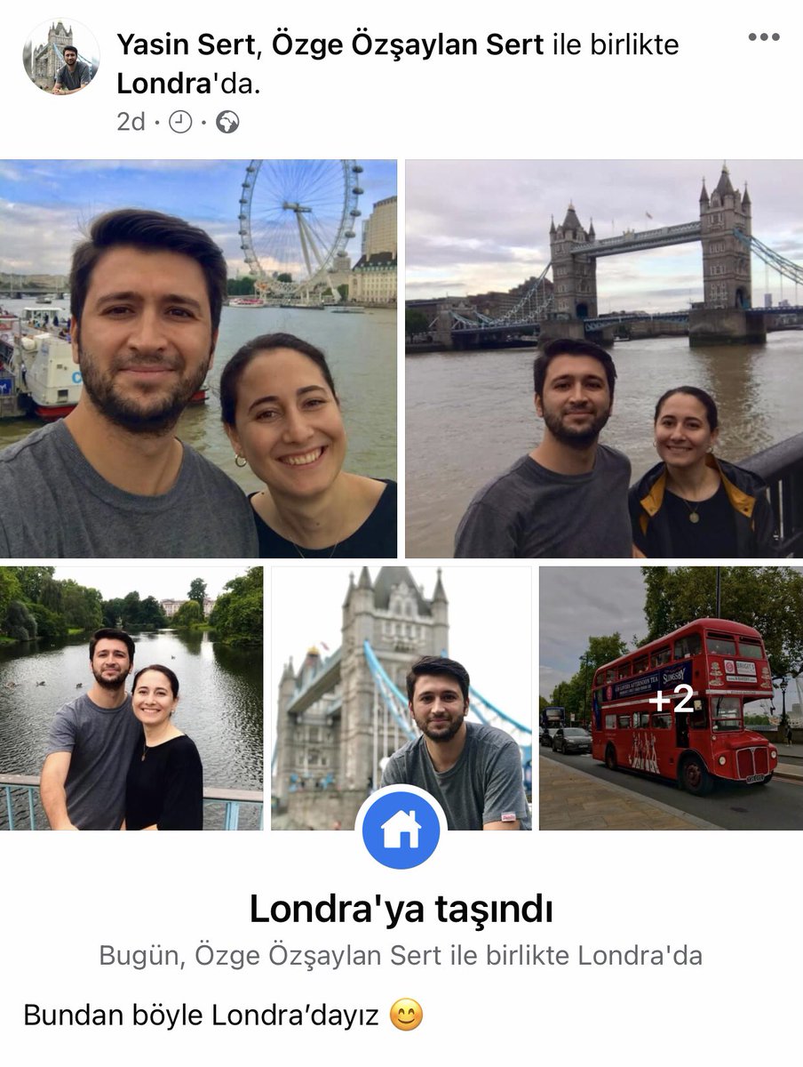 Bundan böyle Londra’dayız 😊