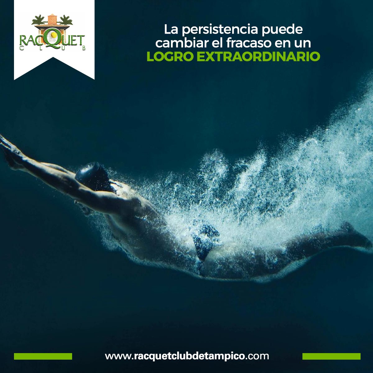 _RacquetClub's tweet photo. La persistencia puede transformar el fracaso en un logro extraordinario.
#RacquetClub #HazDeporte https://t.co/JuXQejT5bb