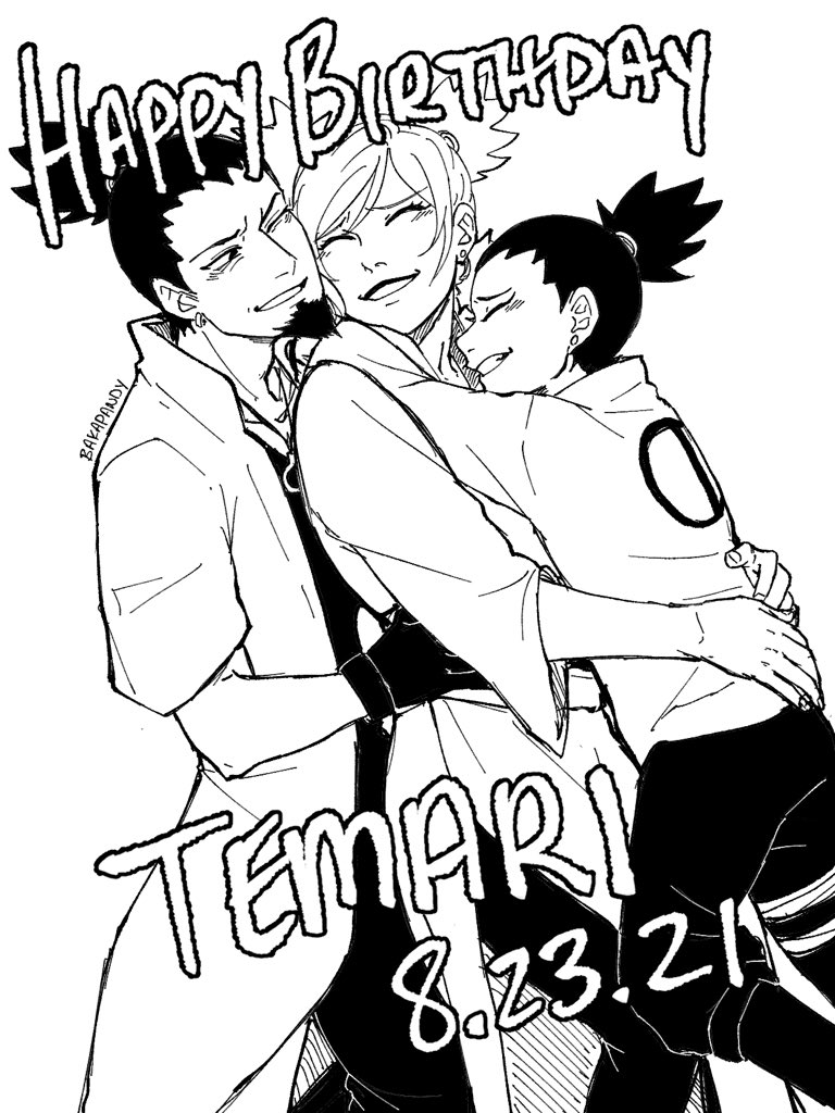 Happy Birthday to Temari from her pineapple boys

#テマリ誕生祭2021
#テマリ生誕祭2021 